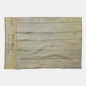 Mountainsee-Kiefern-willkommene Kabine Geschirrtuch (Horizontal)