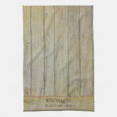 Mountainsee-Kiefern-willkommene Kabine Geschirrtuch (Vertikal)