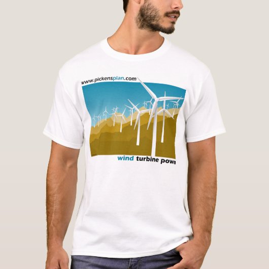 MountainTurbines - das T-Shirt der Männer (Vorderseite)