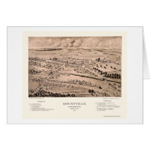 Mountville, panoramische Karte PAs - 1894
