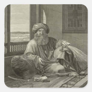 Mourad Bey, den Kostümen von des Volumen-II und Quadratischer Aufkleber
