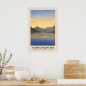 Mourne Mountains AONB Reiseplakat Poster (Küche)