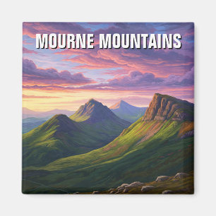 Mourne Mountains Nordirland Travel Magnet