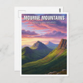 Mourne Mountains Nordirland Travel Postkarte (Vorne/Hinten)