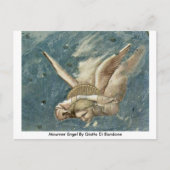 Mourner Engel von Giotto Di Bondone Postkarte (Vorderseite)