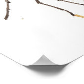 Mourning Cloak Butterfly Art Print Poster (Ecke)