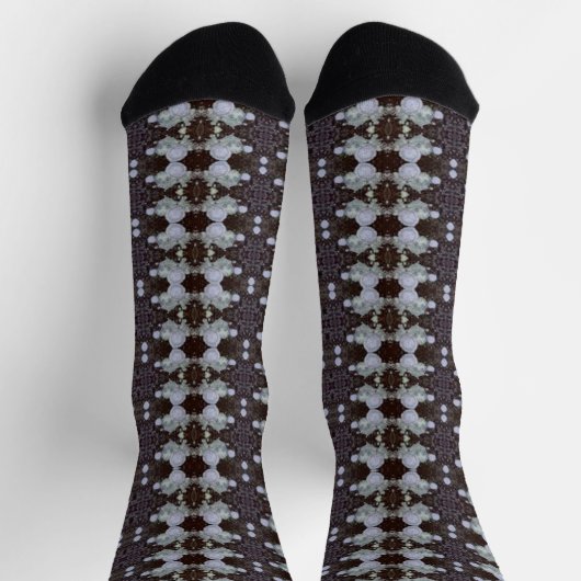 Mourning Tree Bark Patterned Socken (Oben)