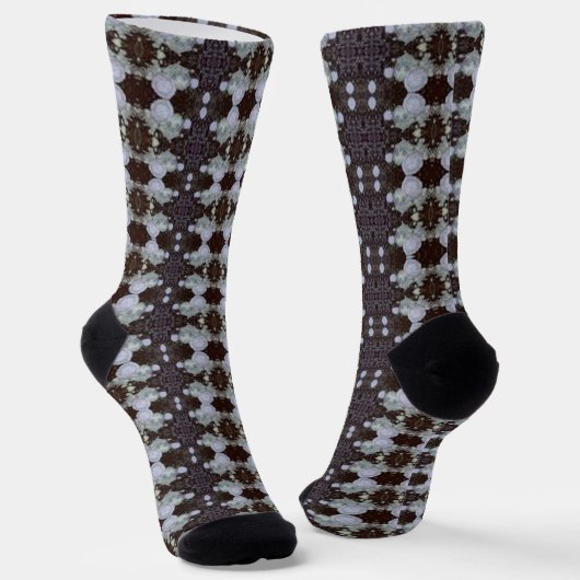 Mourning Tree Bark Patterned Socken (Gewinkelt)