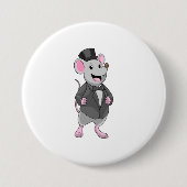 Mouse als Groom mit Ribbon Button (Vorderseite)