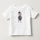 Mouse als Groom mit Ribbon Kleinkind T-shirt (Vorderseite)