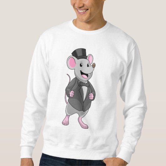 Mouse als Groom mit Ribbon Sweatshirt (Vorderseite)