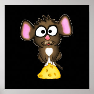 Mouse and Cheese Poster
