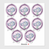 Mouse Anime Girl Aufkleber (Blatt)