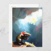 Mouse Art Postkarte (Vorne/Hinten)