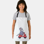 Mouse as Biker with Scooter.PNG Schürze (Insitu)