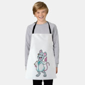 Mouse as Doctor with Doctor's coat Schürze (Getragen)