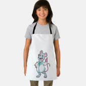 Mouse as Doctor with Doctor's coat Schürze (Insitu)