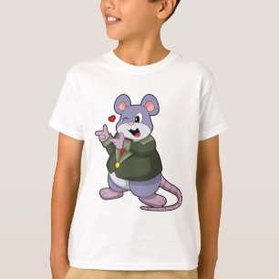 Mouse as Groom mit Anzug T-Shirt