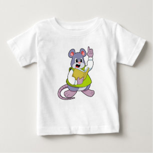 Mouse as Teacher with Book Baby T-shirt