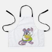 Mouse as Teacher with Book Schürze (Vorderseite)