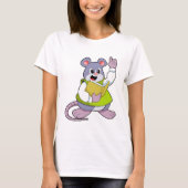 Mouse as Teacher with Book T-Shirt (Vorderseite)