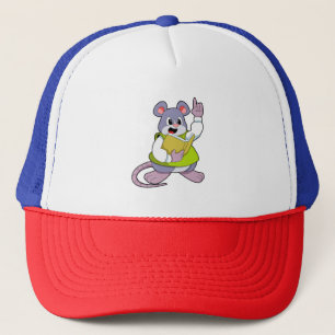 Mouse as Teacher with Book Truckerkappe