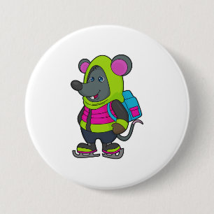 Mouse at Ice Skaten mit Ice Skate & Backpack.pn Button