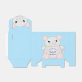 Mouse Baby Shower Blue Geschenkschachtel (Ungefaltet)