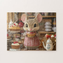 Mouse Bakery Chef Tiny Tail Whimsical Kitchen Puzzle