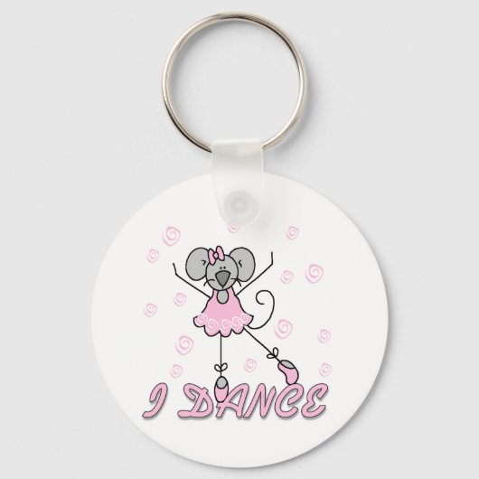 Mouse Ballet I Dance Schlüsselanhänger (Vorderseite)