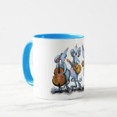 Mouse Band Mug Music Party Tasse (Vorderseite Links)