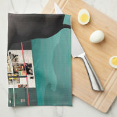 Mouse Beats Hippo KO Küchentuch (Viertel Falte)