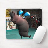 Mouse Beats Hippo KO Mousepad (Mit Mouse)