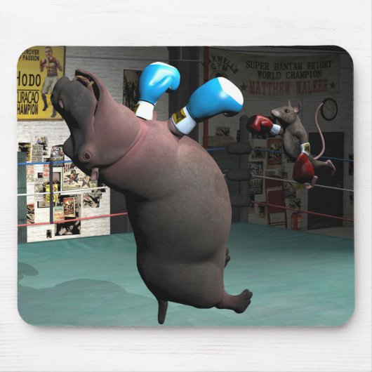 Mouse Beats Hippo KO Mousepad (Vorne)