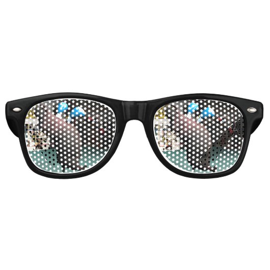 Mouse Beats Hippo KO Partybrille (Vorderseite)