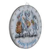 Mouse Birthday Dart Board Dartscheibe (Vorderseite Links)