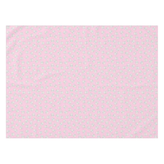 Mouse Birthday Party Pink Tischdecke (Vorderseite (Horizontal))
