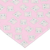Mouse Birthday Party Pink Tischdecke (Schrägansicht)