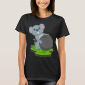 Mouse Bowling Bowling Sports T-Shirt (Vorderseite)