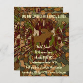 Mouse Camouflage Dinner Einladungen (Vorne/Hinten)