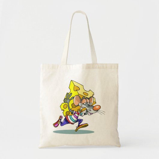 Mouse Carry Cheese Tote Bag Tragetasche (Vorne)
