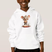 Mouse Christmas Boy's Hoodie (Vorderseite)