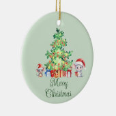 Mouse Christmas Keramik Ornament (Rechts)