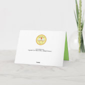 Mouse Christmas Tree Funny Kids Karte (Rückseite)