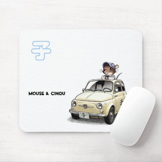 Mouse&Cinqu -Mousepad- Mousepad (Mit Mouse)