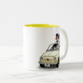 Mouse&Cinqu -Mug- Zweifarbige Tasse (VorderseiteRechts)