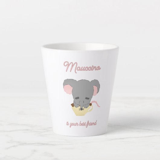 Mouse Cocoa Cappuccino Milchtasse (Vorderseite)