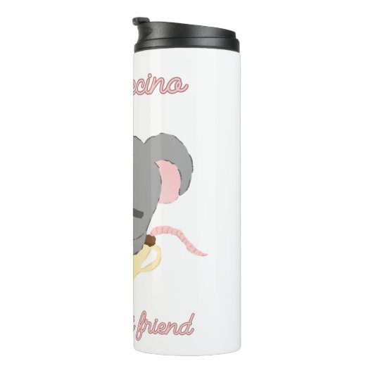 Mouse Cocoa Cappuccino Thermosbecher (Nach rechts gedreht)