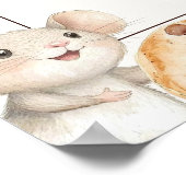 Mouse & Cookie Geburtstagsparty Begrüßungsschreibe Poster (Ecke)
