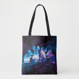 Mouse Cosmos Shopping Errand Tote Bag Tasche